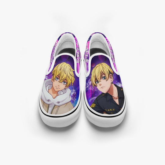 Tokyo Revengers Chifuyu Matsunoi Slip Ons Anime Shoes _ Tokyo Revengers _ Ayuko