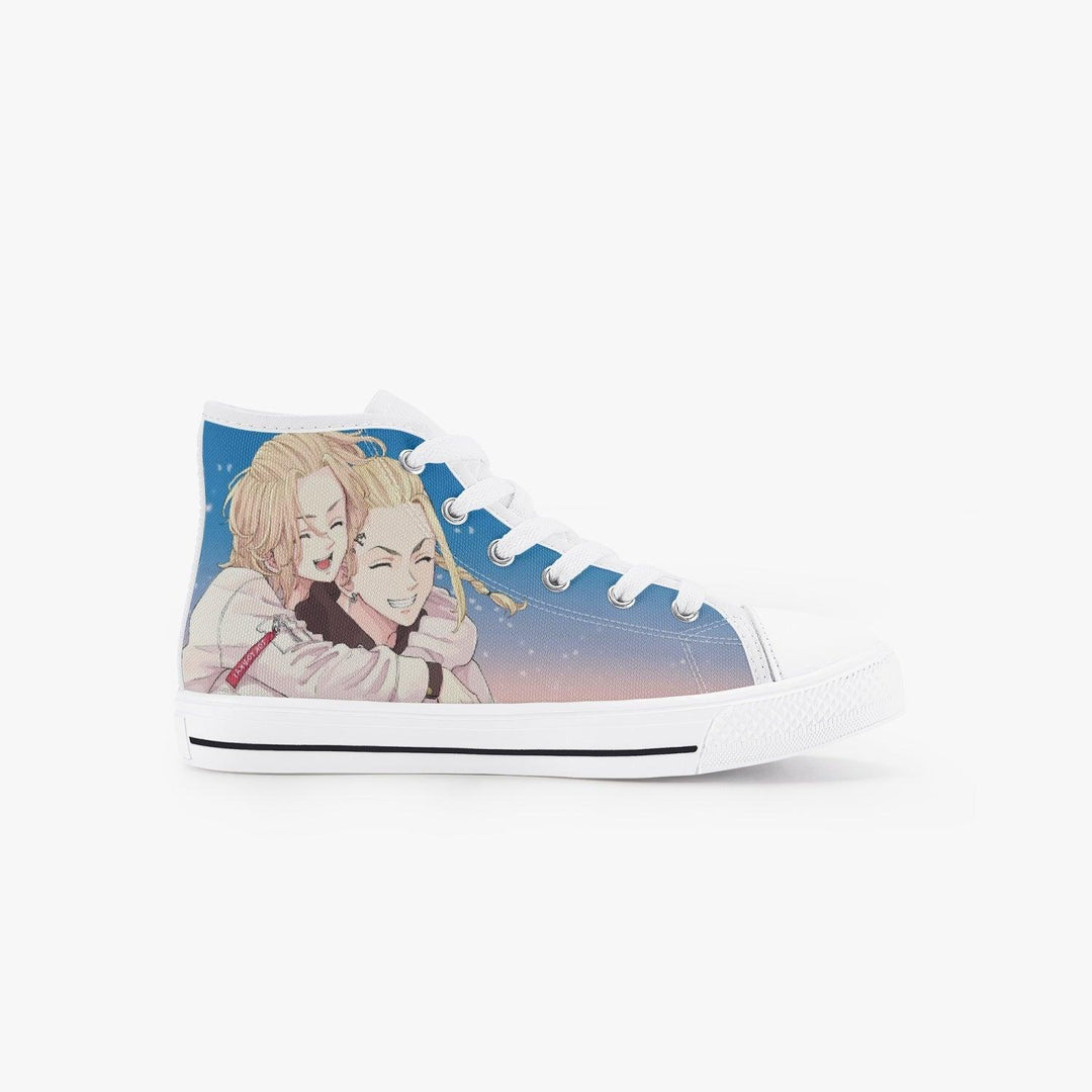 Tokyo Revengers Mikey Earned And Draken Earned Kids A-Star High Anime Shoes _ Tokyo Revengers _ Ayuko