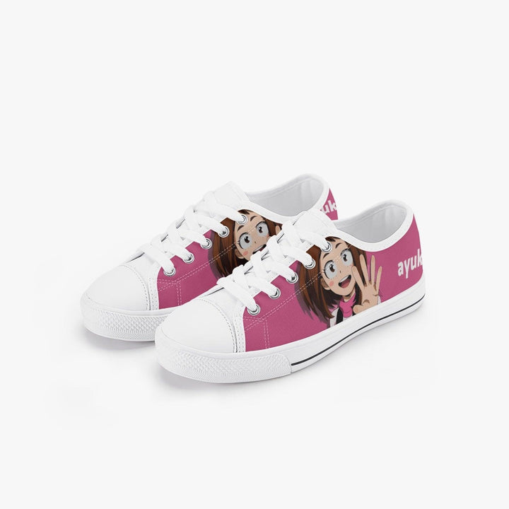 My Hero Academia Ochaco Uraraka Kids A-Star Low Anime Shoes _ My Hero Academia _ Ayuko