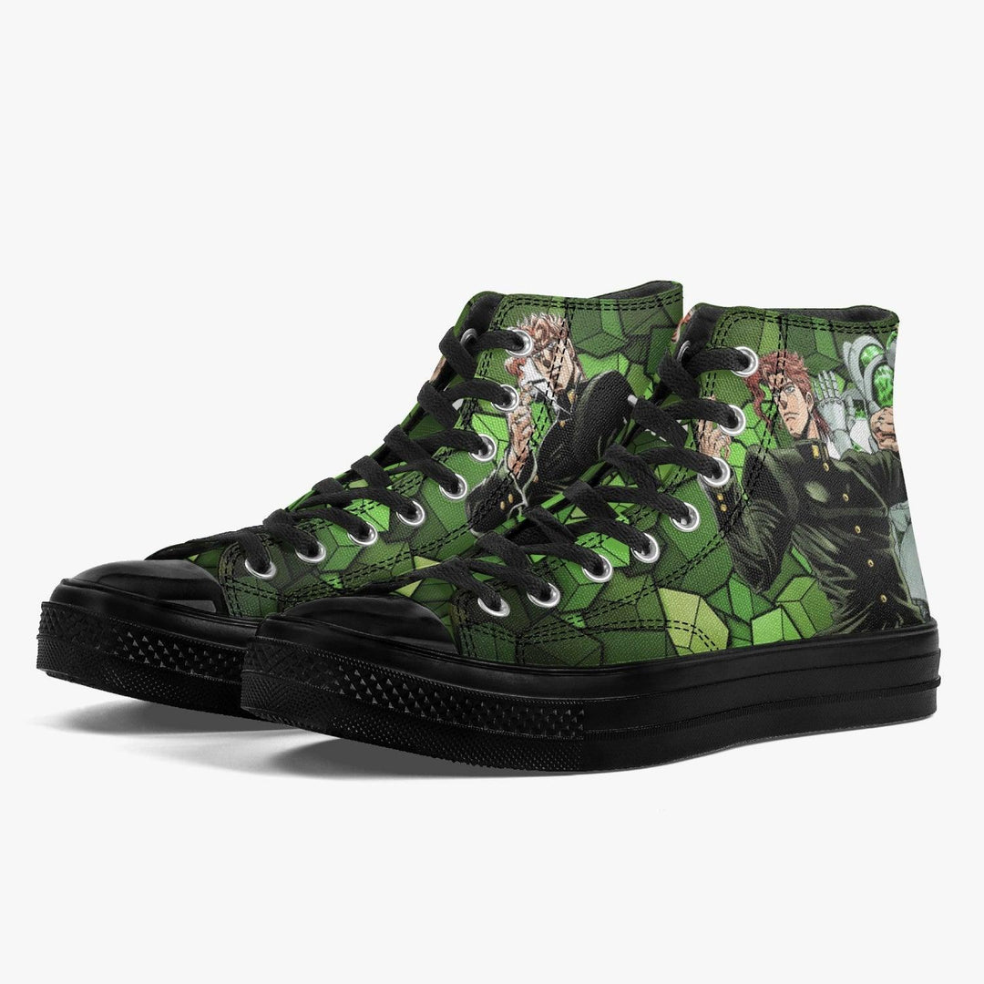 JoJo's Bizarre Adventure Noriaki Kakyoin A-Star High Anime Shoes _ JoJo's Bizarre Adventure _ Ayuko