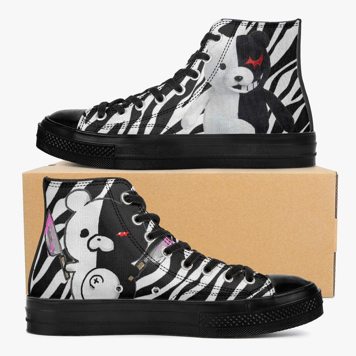 Danganronpa Monokuma A-Star High Anime Shoes _ Danganronpa _ Ayuko