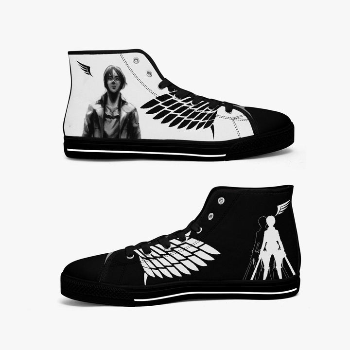 Attack On Titan Eren Yeager A-Star Mid Anime Shoes _ Attack On Titan _ Ayuko