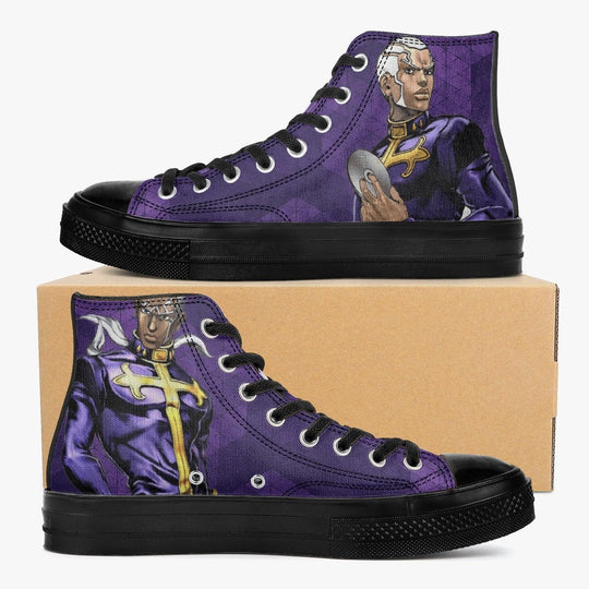 JoJo's Bizarre Adventure Enrico Pucci A-Star High Anime Shoes _ JoJo's Bizarre Adventure _ Ayuko