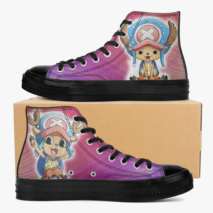 One Piece Chopper A-Star High Black Anime Shoes _ One Piece _ Ayuko