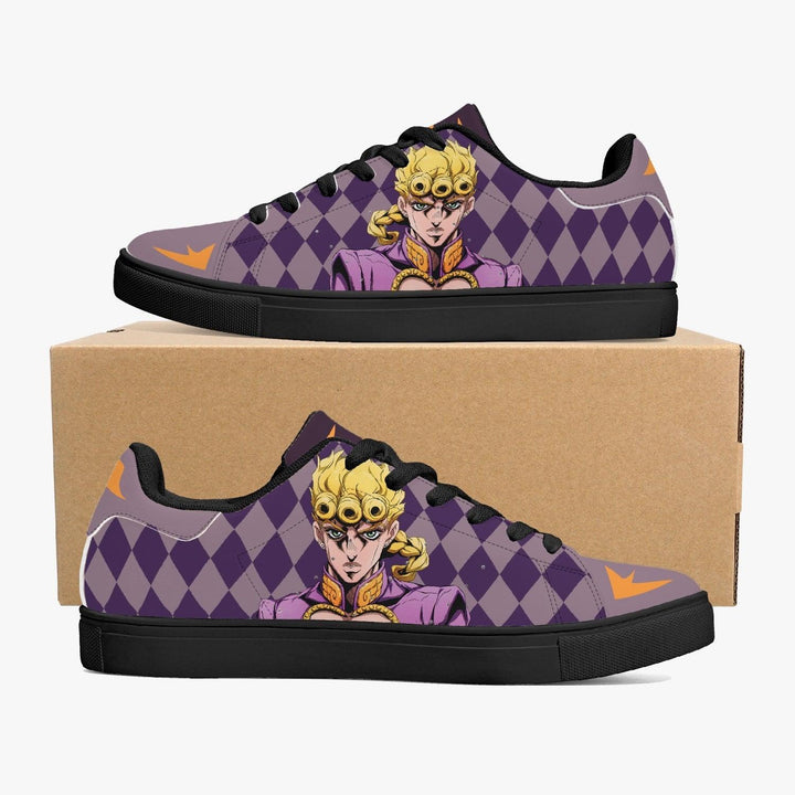 JoJo's Bizarre Adventure Giorno Giovanna Skate Anime Shoes _ JoJo's Bizarre Adventure _ Ayuko