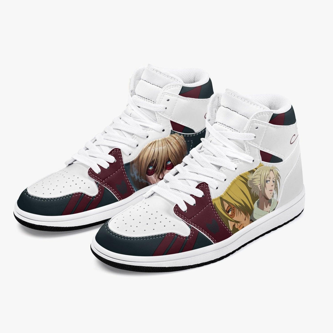 Attack On Titan Annie Leon Hart JD1 Anime Shoes _ Attack On Titan _ Ayuko