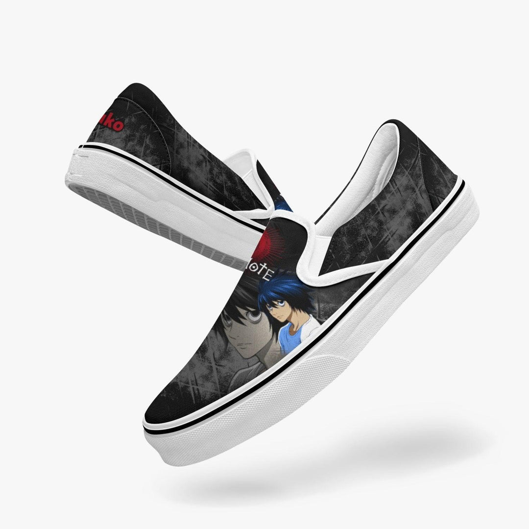 Death Note 'L' Slip Ons Anime Shoes _ Death Note _ Ayuko