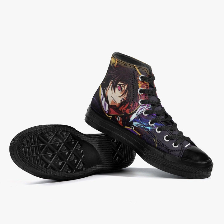 Code Geass Lelouch vi Britannia A-Star High Anime Shoes _ Code Geass _ Ayuko