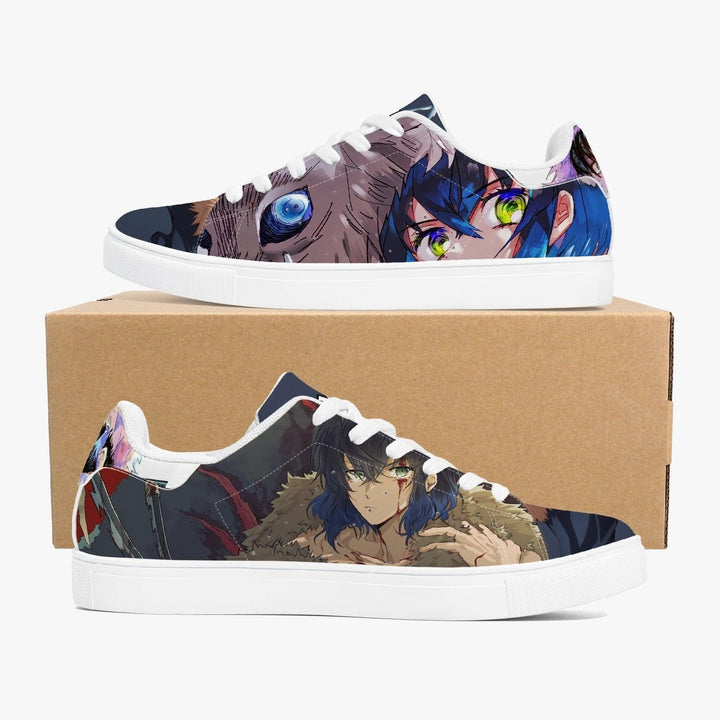 Demon Slayer Hashibira Inosuke Skate Anime Shoes _ Demon Slayer _ Ayuko