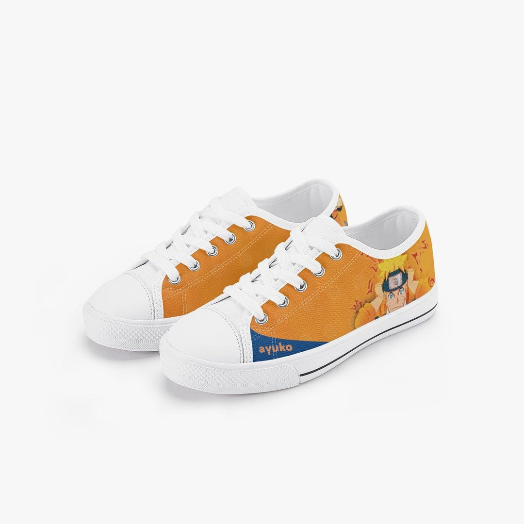 Naruto Shippuden Naruto Uzumaki Kids A-Star Low Anime Shoes _ Naruto _ Ayuko