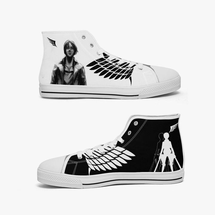 Attack On Titan Eren Yeager A-Star Mid Anime Shoes _ Attack On Titan _ Ayuko