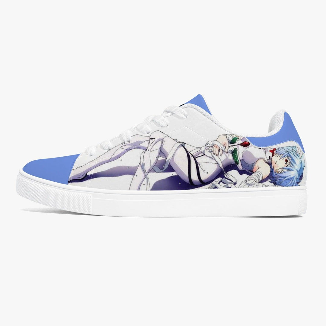 Neon Genesis Evangelion Rei Ayanami Skate Anime Shoes _ Neon Genesis Evangelion _ Ayuko