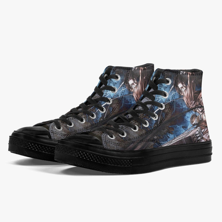 Attack On Titan Eren Yeager A-Star High Anime Shoes _ Attack On Titan _ Ayuko