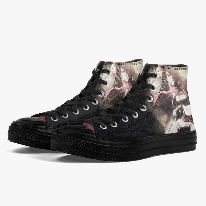 Attack On Titan Mikasa Ackerman A-Star High Anime Shoes _ Attack On Titan _ Ayuko