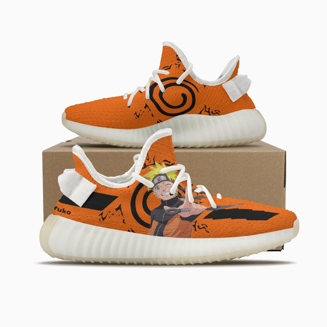 Naruto Shippuden Naruto Uzumaki YZ White Anime Shoes _ Naruto _ Ayuko