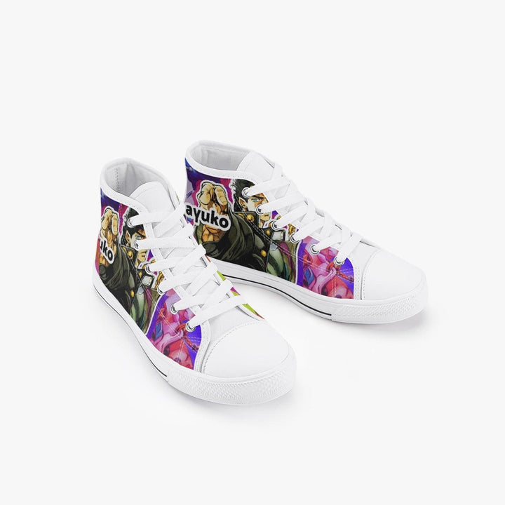 JoJo's Bizarre Adventure Jotaro Kujo Kids A-Star High Anime Shoes _ JoJo's Bizarre Adventure _ Ayuko