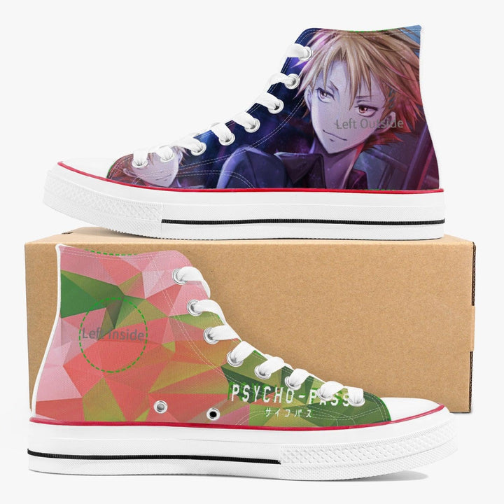 Psycho-Pass Kagari A-Star High White Anime Shoes _ Psycho-Pass _ Ayuko