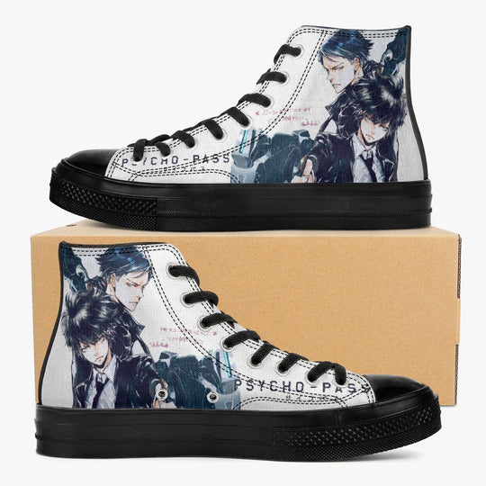 Psycho-Pass Kogami x Ginoza A-Star High Anime Shoes _ Psycho-Pass _ Ayuko