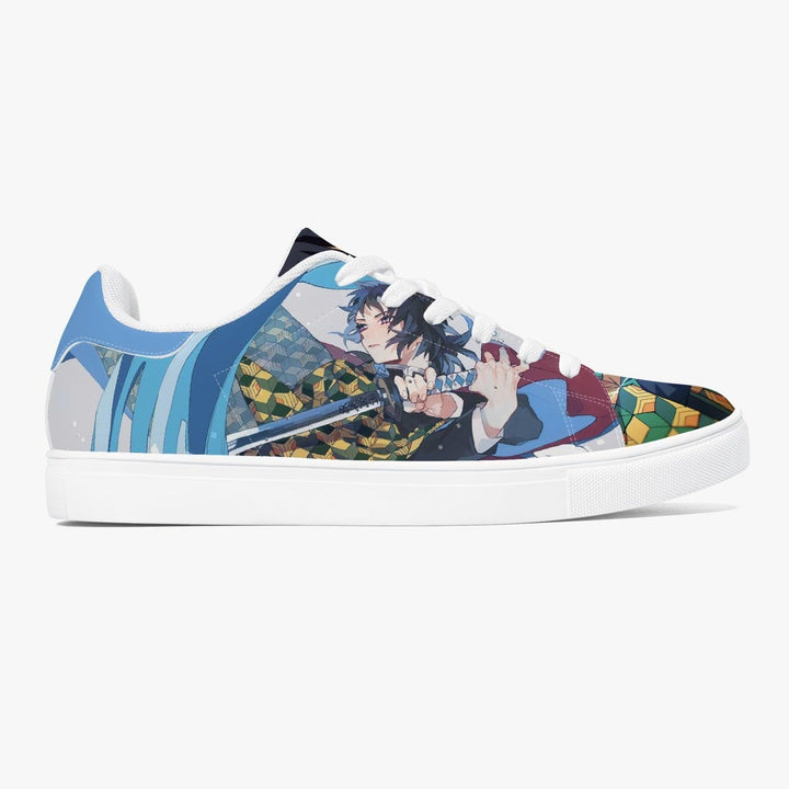 Demon Slayer Giyu Tomioka Skate Anime Shoes _ Demon Slayer _ Ayuko