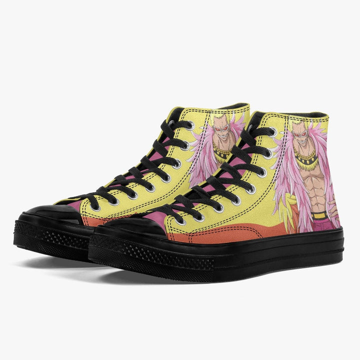 One Piece Donquixote Doflamingo A-Star High Anime Shoes _ One Piece _ Ayuko