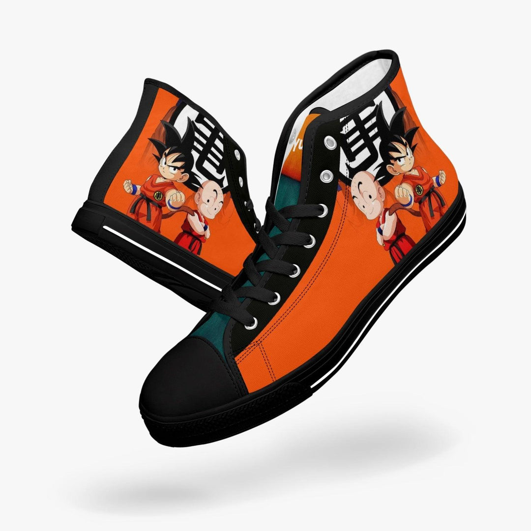 Dragon Ball Z Son Goku and Krillin A-Star Mid Anime Shoes _ Dragon Ball Z _ Ayuko