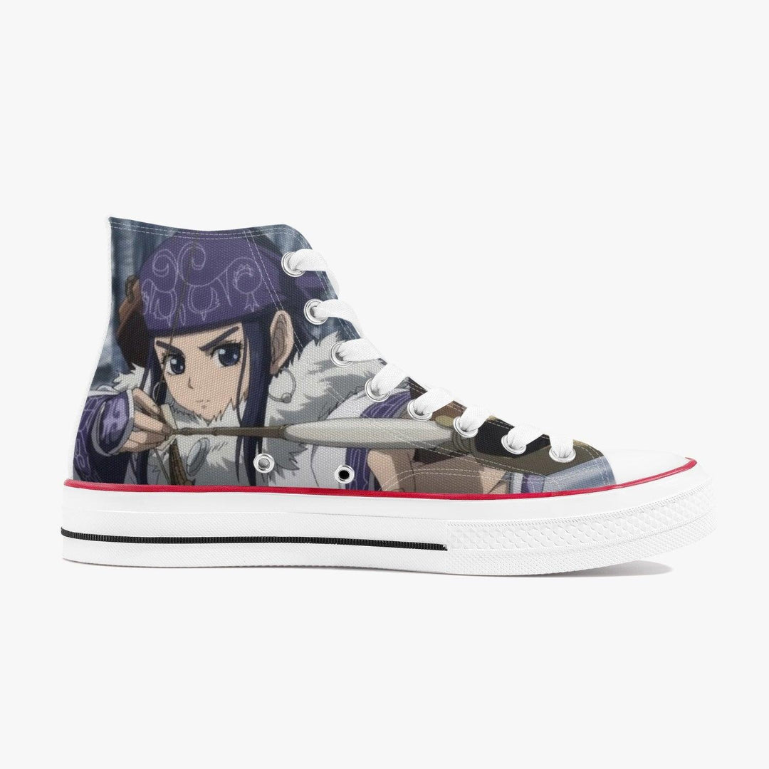 Golden Kamuy Asirpa A-Star High White Anime Shoes _ Golden Kamuy _ Ayuko