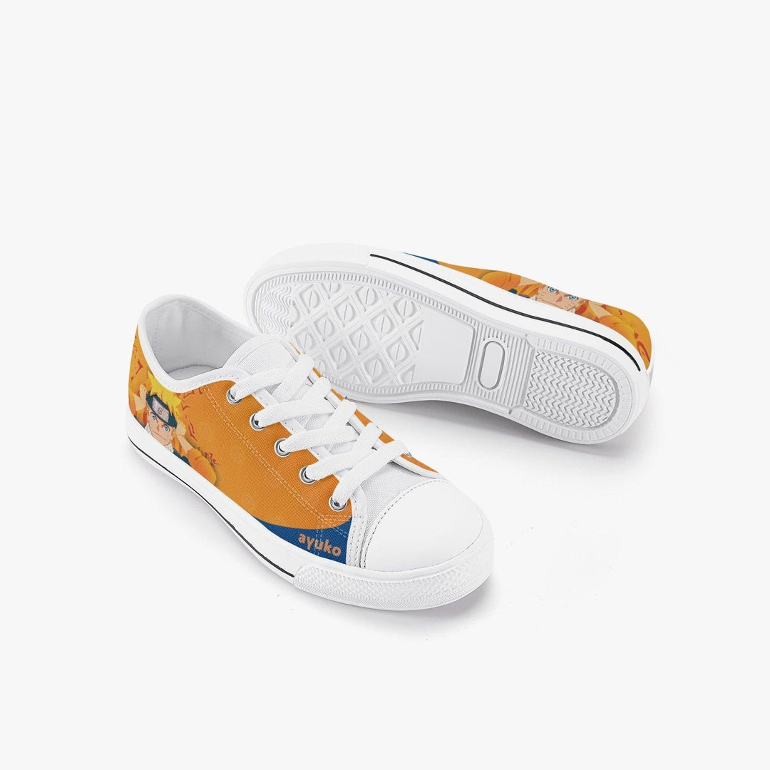 Naruto Shippuden Naruto Uzumaki Kids A-Star Low Anime Shoes _ Naruto _ Ayuko