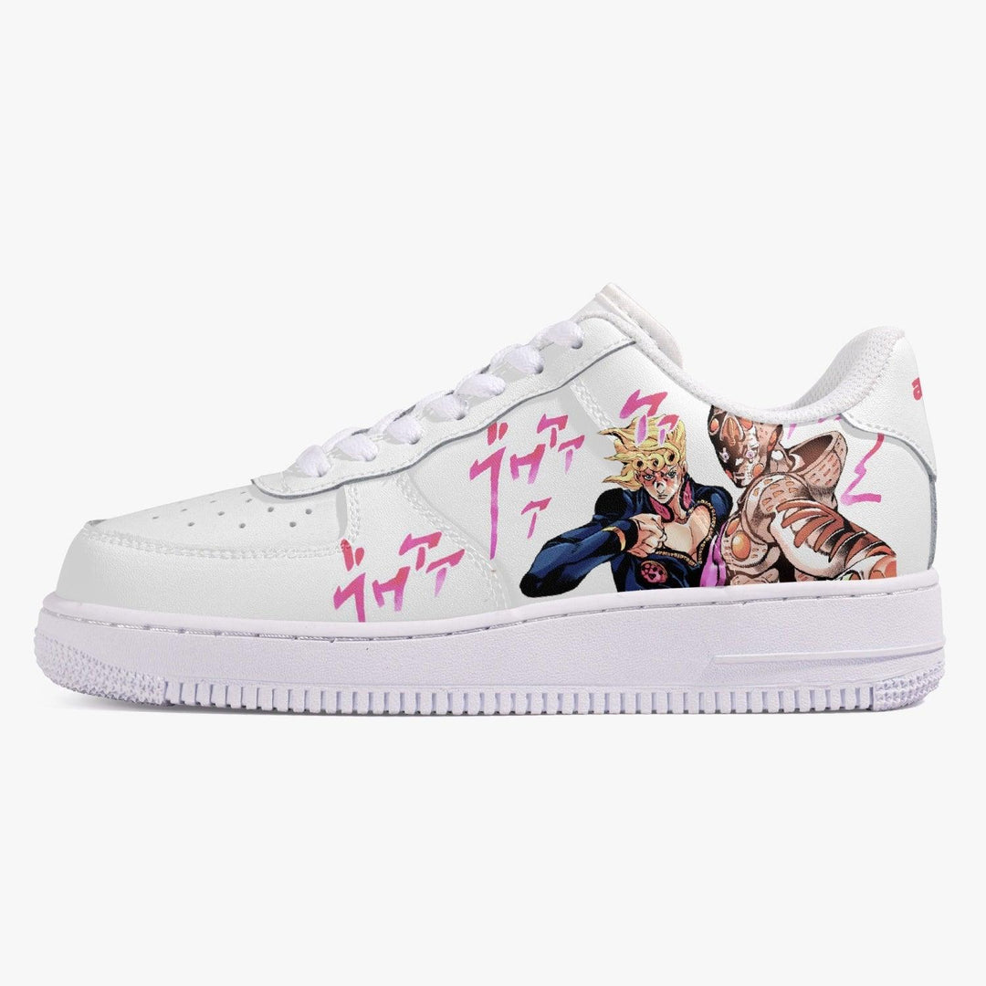 JoJo's Bizarre Adventure Giorno Giovanna AF1 Anime Shoes _ JoJo's Bizarre Adventure _ Ayuko