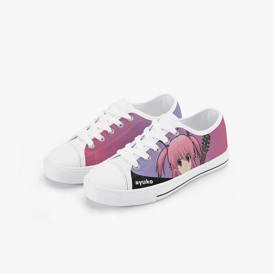 Angel Beats Yui Kids A-Star Low Anime Shoes _ Angel Beats _ Ayuko