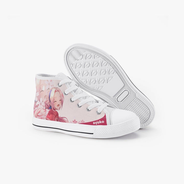 Naruto Shippuden Sakura Haruno Kids A-Star High Anime Shoes _ Naruto _ Ayuko