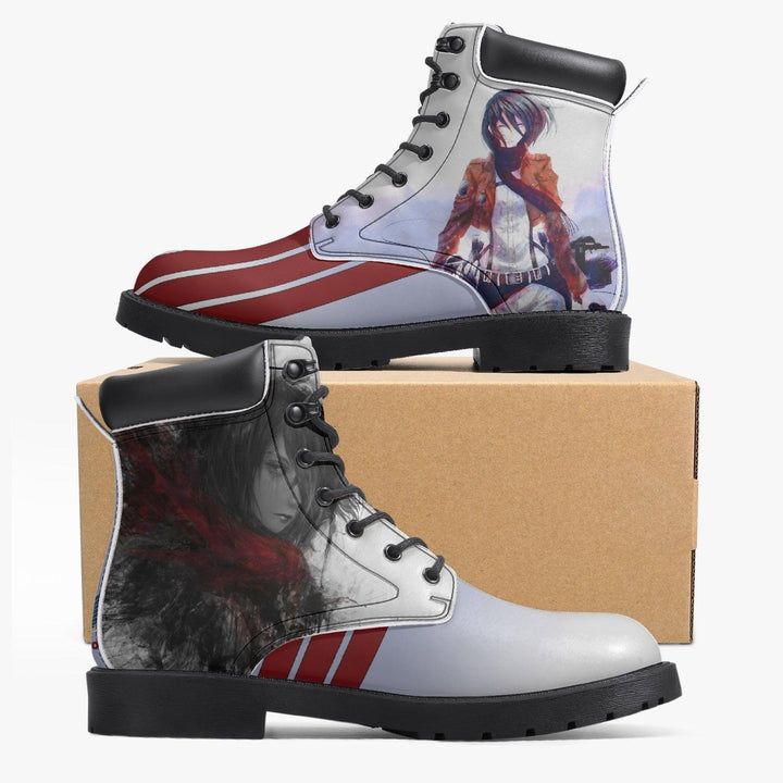 Attack On Titan Mikasa Ackerman All-Season Anime Boots _ Attack On Titan _ Ayuko