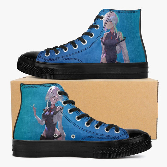 Cyberpunk Edgerunners Lucy A-Star High Anime Shoes _ Cyberpunk Edgerunners _ Ayuko