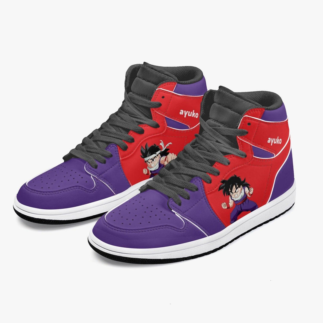 Dragon Ball Z Young Gohan Purple/Red JD1 Mid Anime Shoes _ Dragon Ball Z _ Ayuko