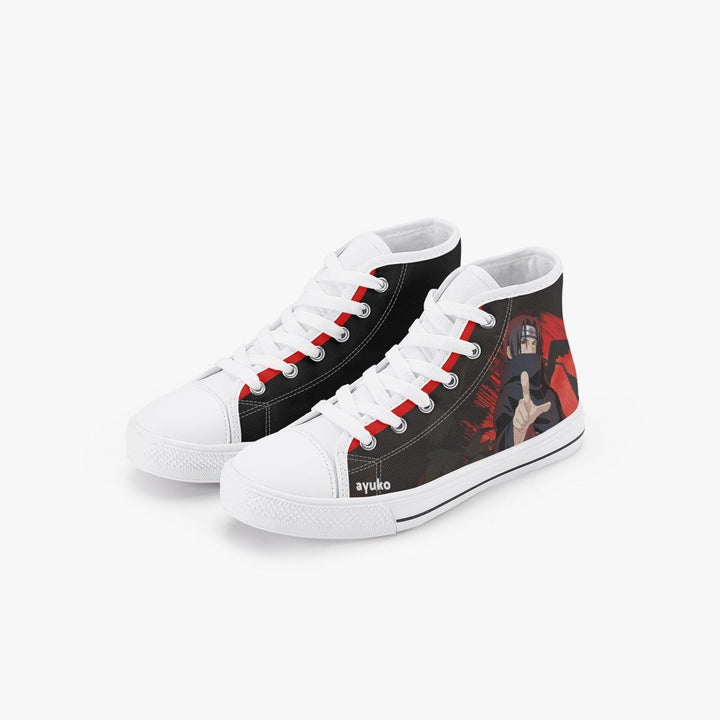 Naruto Shippuden Itachi Uchiha Kids A-Star High Anime Shoes _ Naruto _ Ayuko