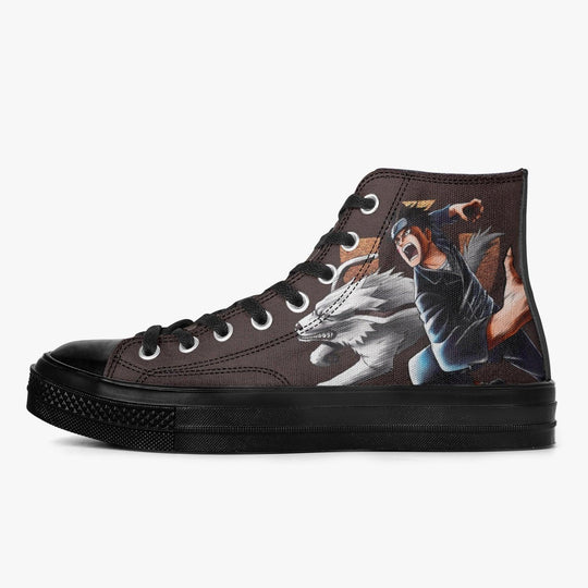 Naruto Shippuden Kiba A-Star High Anime Shoes _ Naruto _ Ayuko