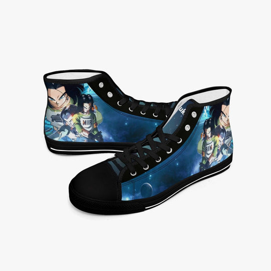 Dragon Ball Z Android 17 A-Star Mid Anime Shoes _ Dragon Ball Z _ Ayuko