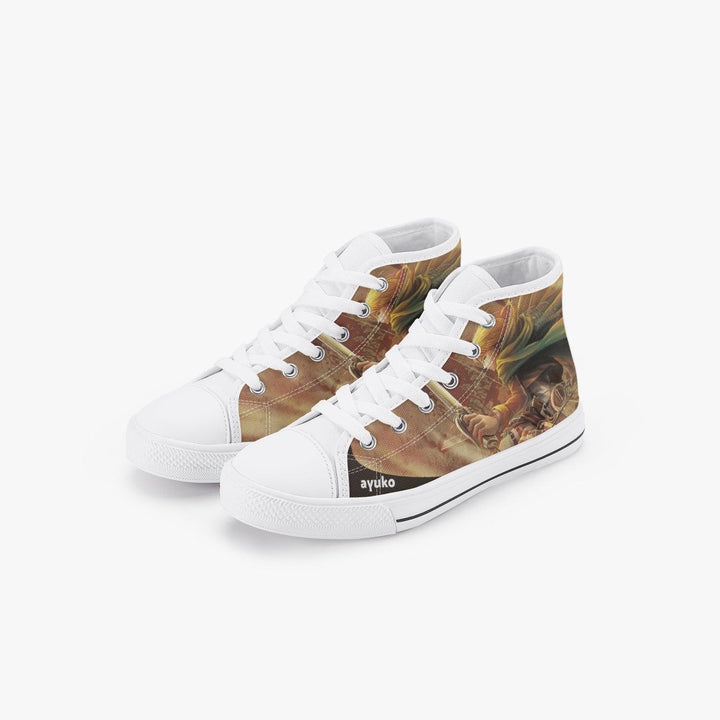 Attack On Titan Armin Arlert Kids A-Star High Anime Shoes _ Attack On Titan _ Ayuko