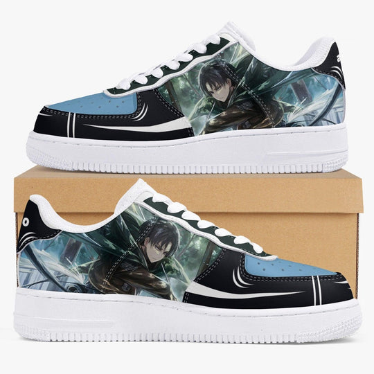 Attack On Titan Levi Ackerman AF1 Anime Shoes _ Attack On Titan _ Ayuko