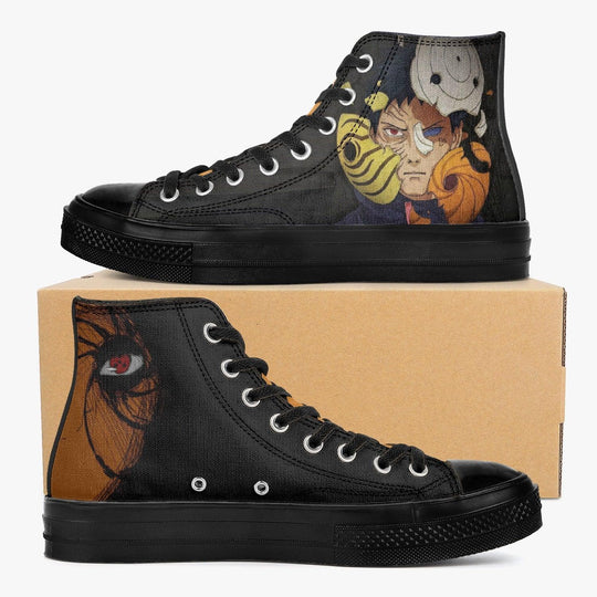 Naruto Shippuden Tobi A-Star High Anime Shoes _ Naruto _ Ayuko