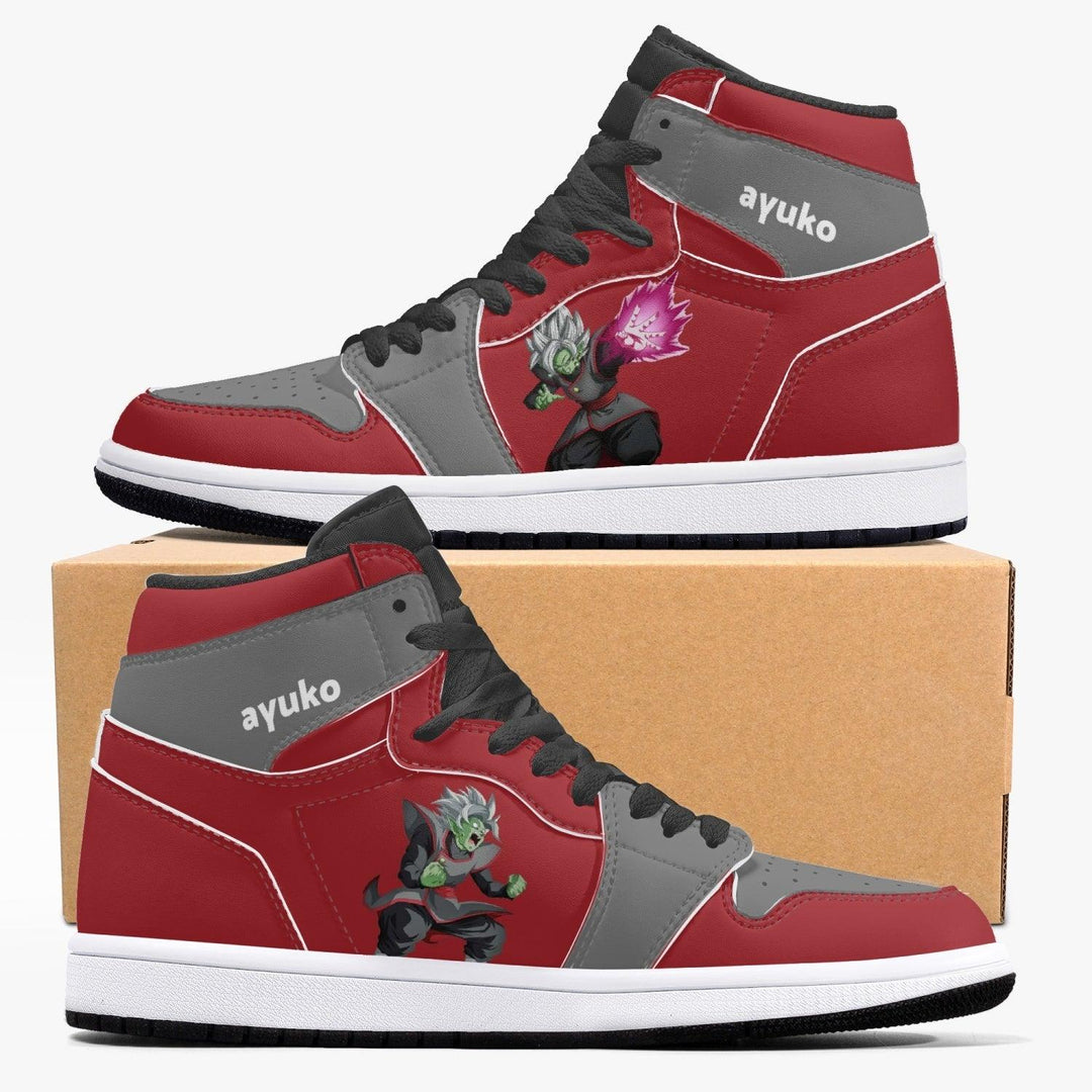 Dragon Ball Z Zamasu Red/Grey JD1 Mid Anime Shoes _ Dragon Ball Z _ Ayuko