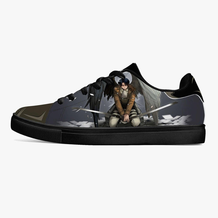 Attack On Titan Levi Ackerman Skate Anime Shoes _ Attack On Titan _ Ayuko