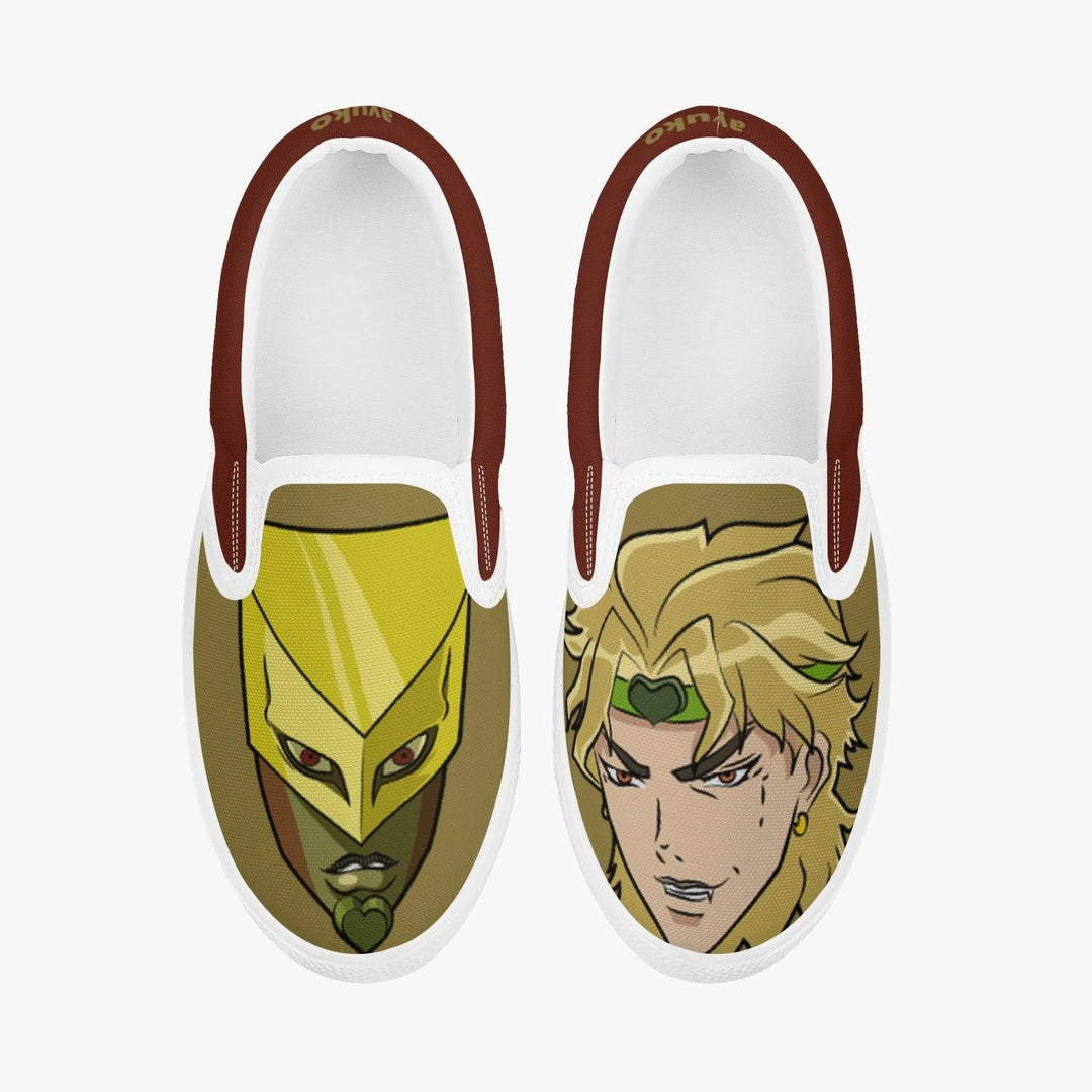 JoJo's Bizarre Adventure Dio Brando Kids Slipons Anime Shoes _ JoJo's Bizarre Adventure _ Ayuko