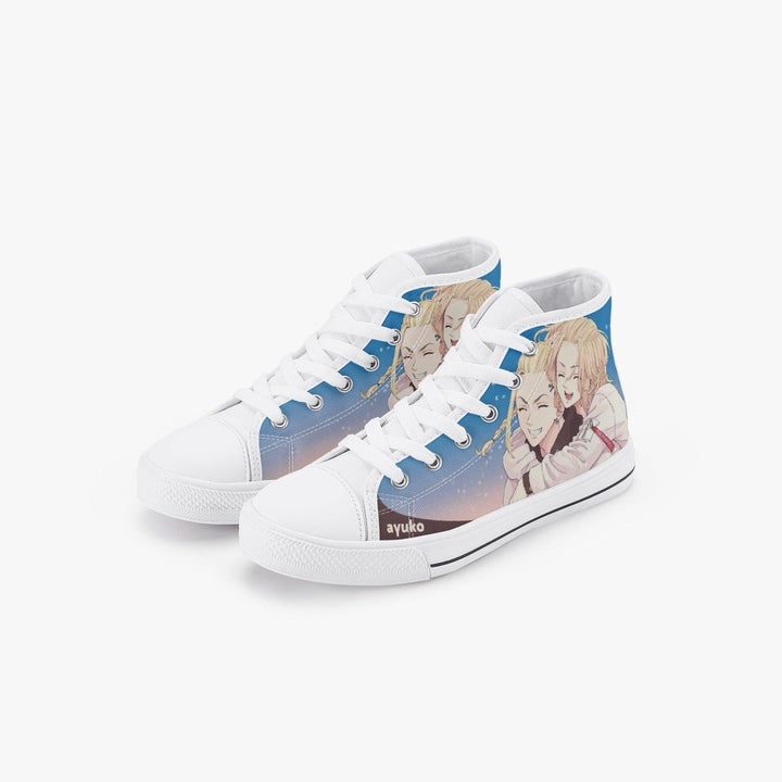 Tokyo Revengers Mikey Earned And Draken Earned Kids A-Star High Anime Shoes _ Tokyo Revengers _ Ayuko