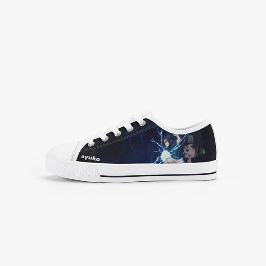 Naruto Shippuden Sasuke Uchiha Kids A-Star Low Anime Shoes _ Naruto _ Ayuko