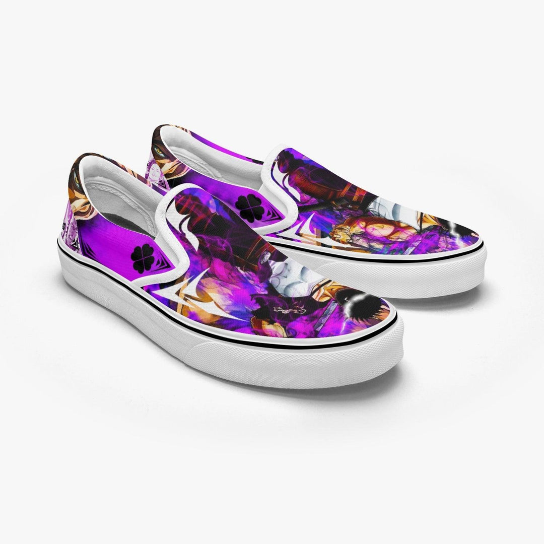 Black Clover Yami Sukehiro Slip Ons Anime Shoes _ Black Clover _ Ayuko