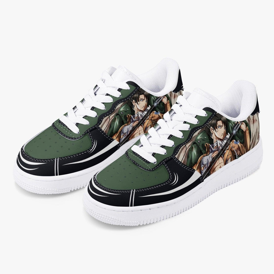 Attack On Titan Levi Ackerman 2 AF1 Anime Shoes _ Attack On Titan _ Ayuko