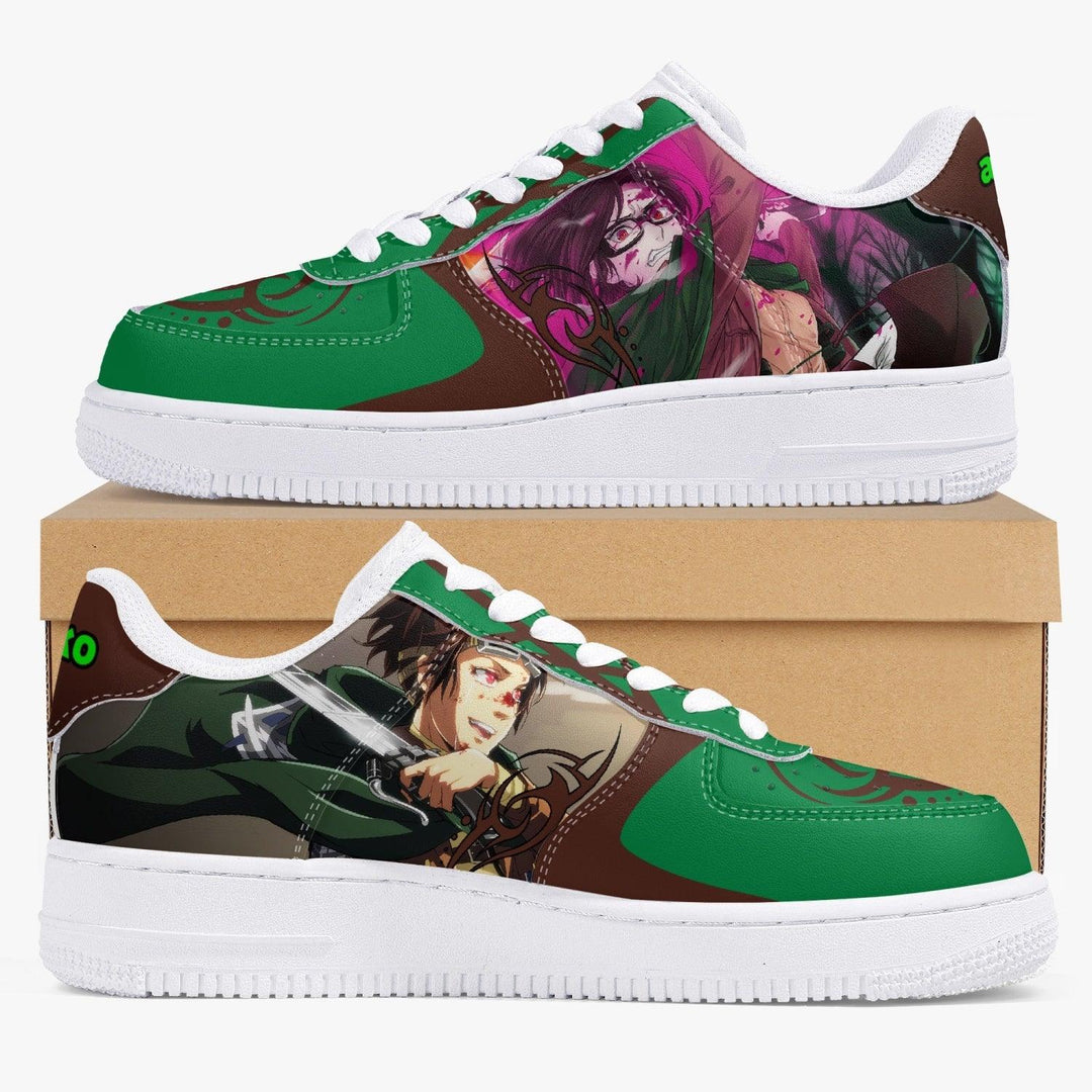 Attack On Titan Hange Zoe AF1 Anime Shoes _ Attack On Titan _ Ayuko