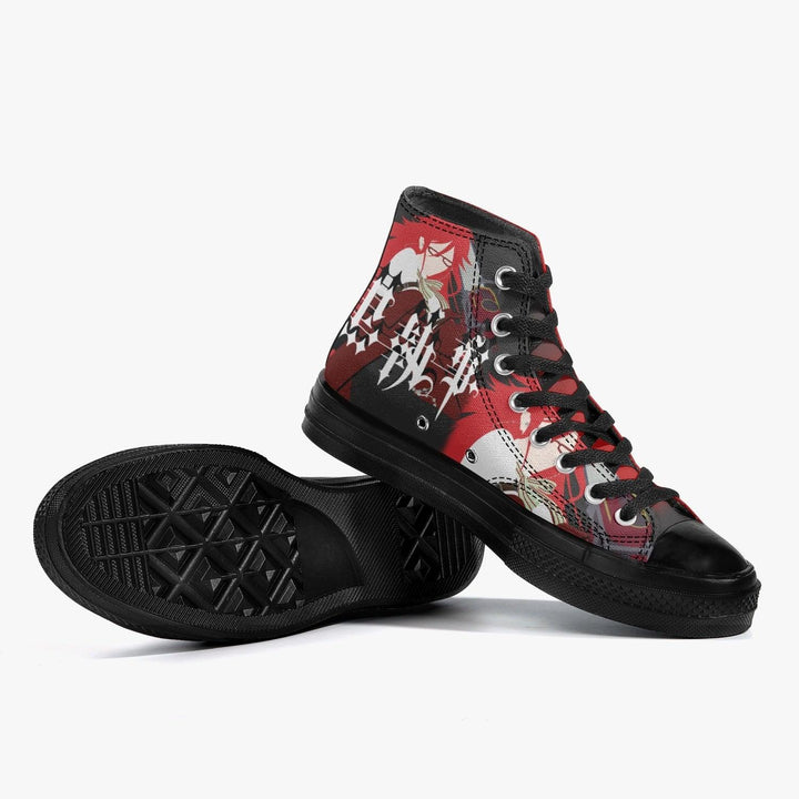 Black Butler Grell Sutcliff A-Star High Anime Shoes _ Black Butler _ Ayuko