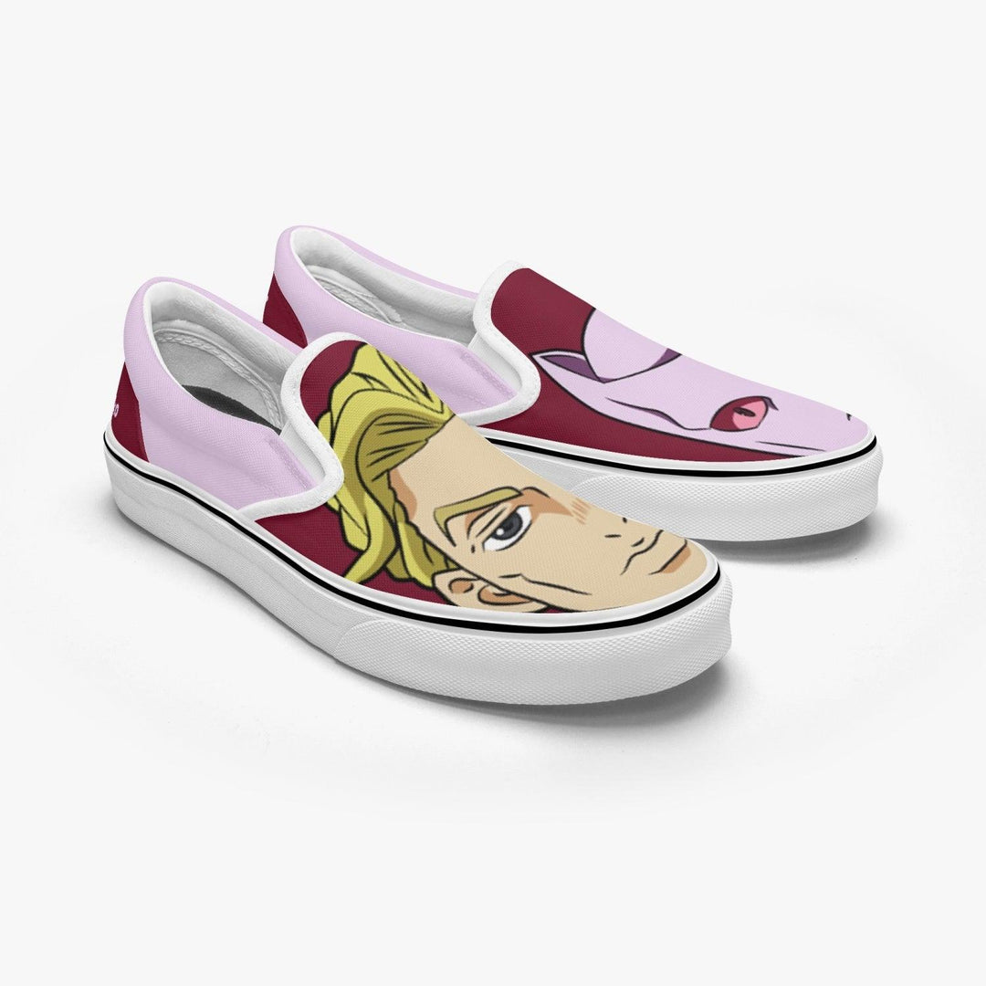 JoJo's Bizarre Adventure Kira Killer Queen Slip Ons Anime Shoes _ JoJo's Bizarre Adventure _ Ayuko