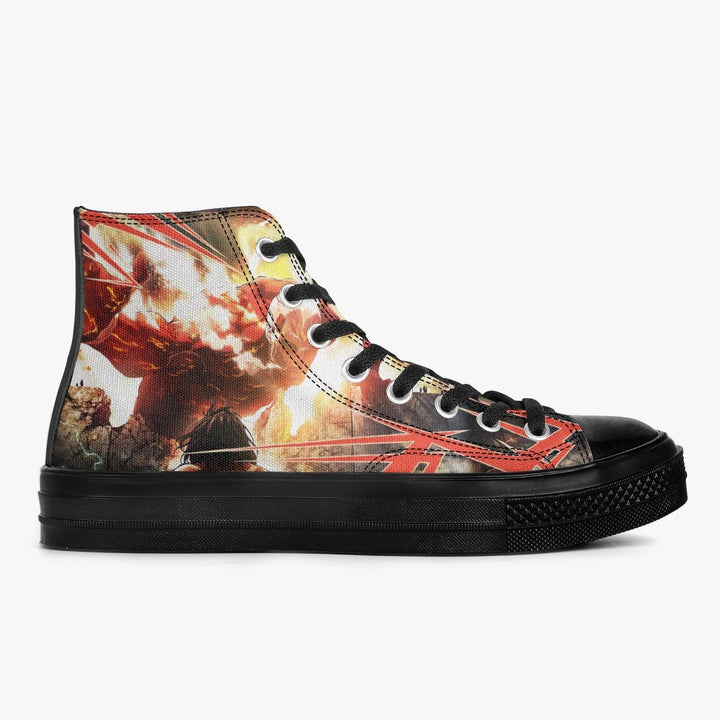 Attack On Titan Bertholdt Hoover A-Star High Anime Shoes _ Attack On Titan _ Ayuko